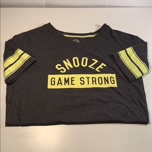 Snooze Game Strong Pajama Shirt